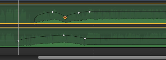 Now you are ready to edit the 2 separate audio tracks, and you can edit them as you wish, as separate tracks, razor blading, keyframing and so on.