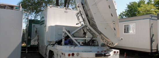 Multi-Link holland USA uplink-truck for the transmissions of Globo TV Brazil